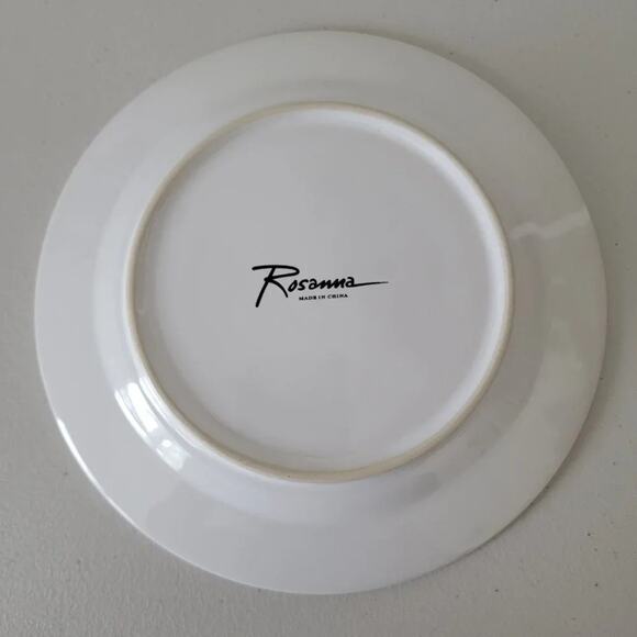 Rosanna Porcelain Dessert Plates Vintage High Heels Shoe Design Set of 3 White - Picture 4 of 11